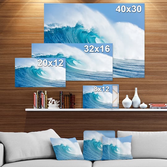 Designart - Blue Ocean Wave